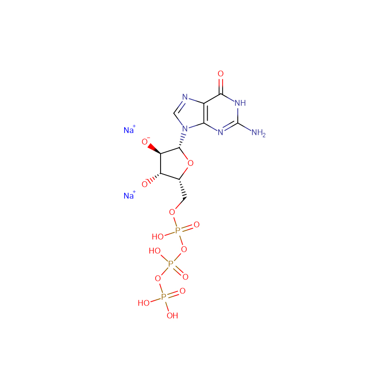 guanosine 5′-(disodium dihydrogen triphosphate) CAS:56001-37-7