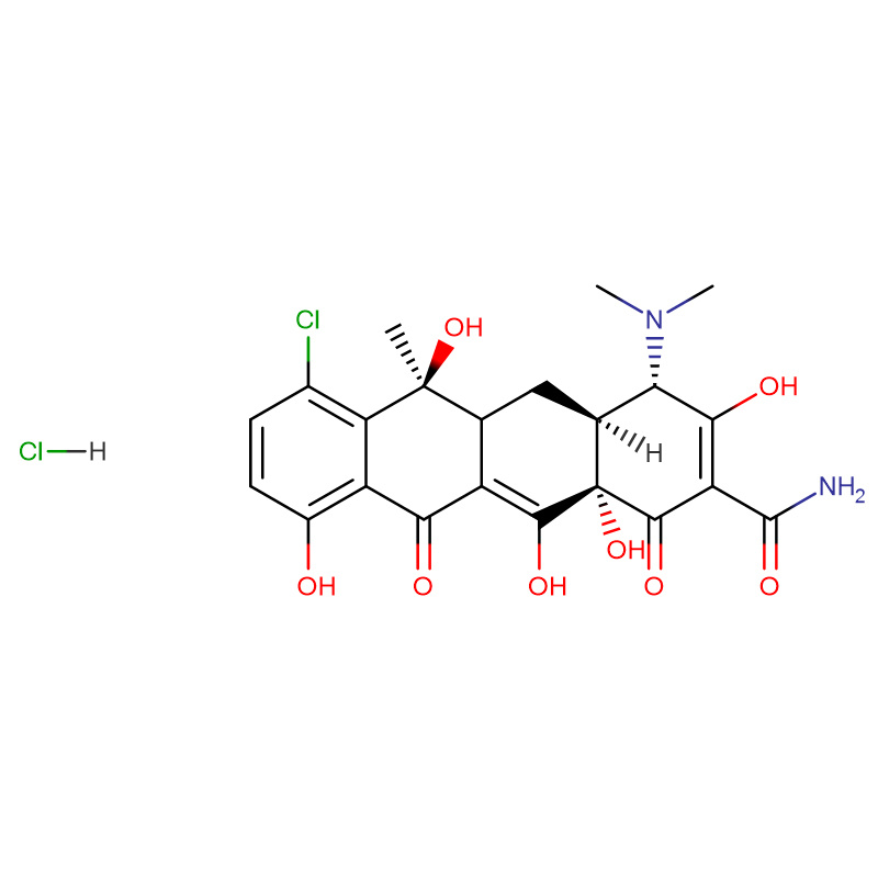 Chlortetracycline hydrochloride  Cas: 64-72-2