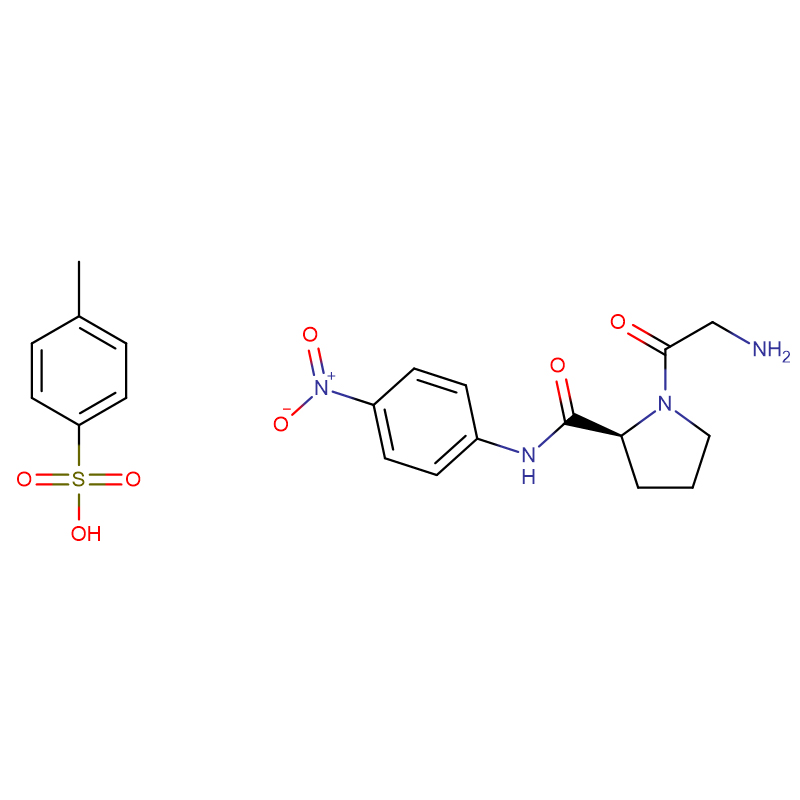 Gly-Pro p-nitroanilide p-toluenesulfonate salt Cas:65096-46-0 Yellow powder H-Gly-Pro-Pna