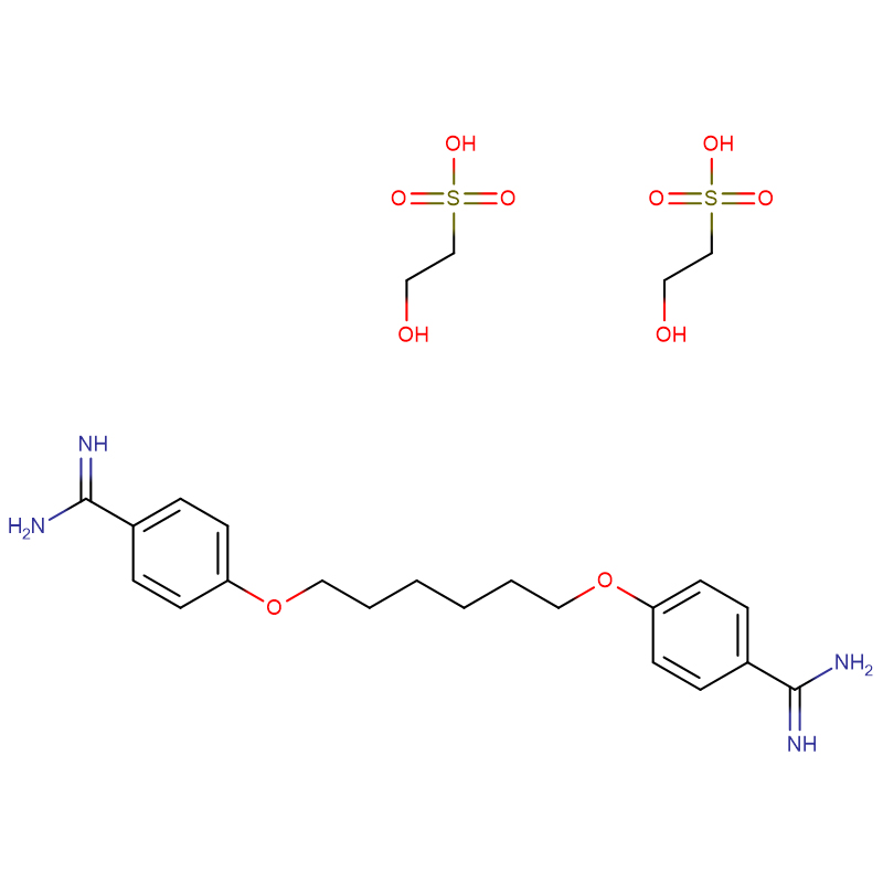 Hexamidine diisethionate   Cas: 659-40-5
