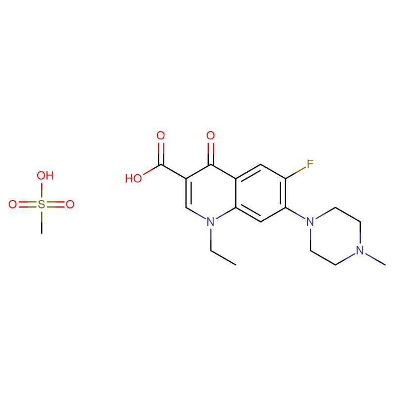Pefloxacin mesylate   Cas: 70458-95-6