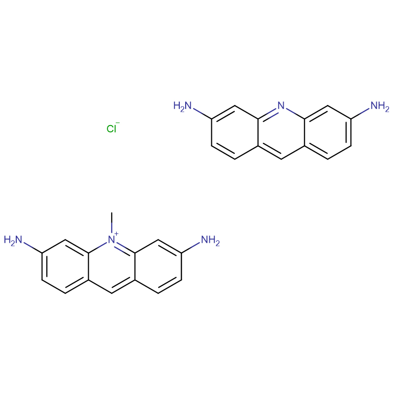 Acriflavine,neutral Cas: 8048-52-0  Orange to red to red-brown powder