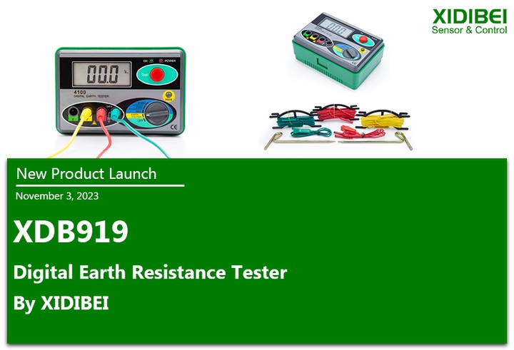Tnedija ta 'prodott ġdid: XDB919— Digital Earth Resistance Tester minn XIDIBEI
