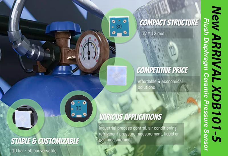 Anúncio de novo produto: Apresentando o sensor de pressão cerâmico série XDB101-5 da XIDIBEI