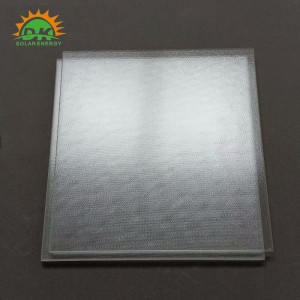 Coated solar cell glass-tempered and durable