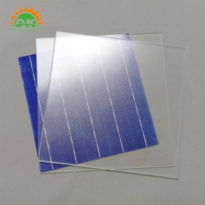 AR Coated solar cell glass-tempered with durable quality.