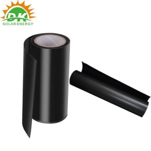 0.3mm black KPF Backsheet for solar panel encapsulations.