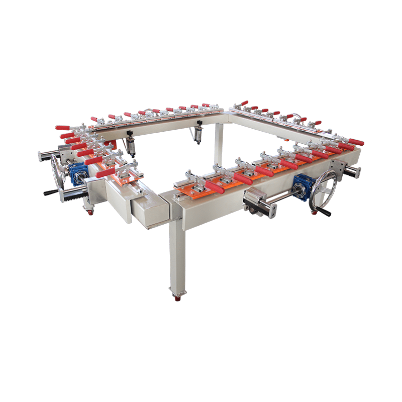 Top Suppliers Pet Heating Film Silk Screen Printing Press - Screen stretching machine – Xinfeng