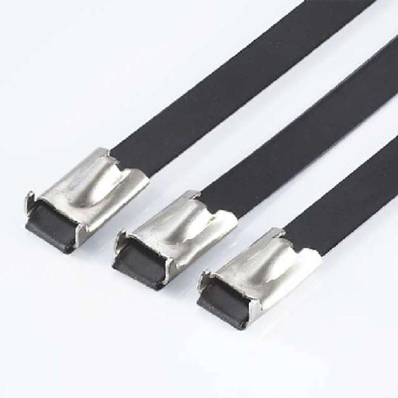 China Wholesale Double Head Cable Tie Factories - Stainless Steel PVC Coated Cable Ties-Ball Lock Type – Jiaxun