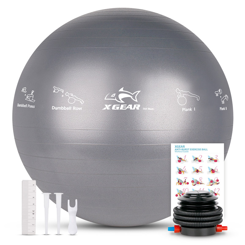 OEM Rubber Yoga Mat Suppliers –  Anti-Burst Fitness Ball and Yoga Ball for Exercise, Yoga, Birthing, Gym Workout – Xgear