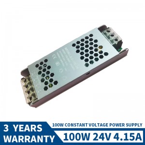AC/DC 24v 4.15A 100w Switching Power Supply with 3-year Warranty