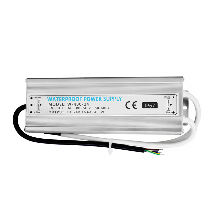 400W 16.6A 24V IP 67 waterproof power supply constant voltage switching power supply for LED driver