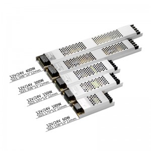 ultra thin led lighting transformer AC to DC 12v 5a 8.3a 12.5a 16.6a 25a 33.3a switching power supply