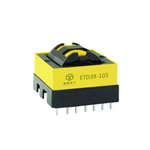 ETD 39 High Frequency Horizontal Flyback Transformer High Voltage Ferrite Core Smps
