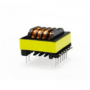 EE19 220v 12v 200w 4 Section Horizontal 6+4pin High Frequency Transformer