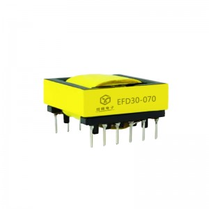 EFD30 220v 14v ပါဝါ transformer အလျားလိုက် 6+6 pin