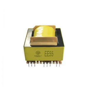 220v to 48v 5000w high frequency transformer EE55 single phase switching power transformers 100khz inverter pcb transformer
