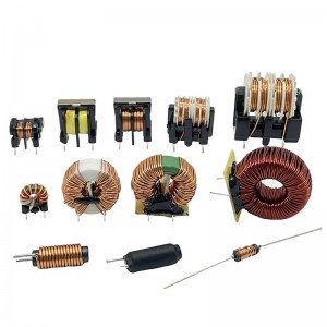 Radial leaded inductor dip inductor low pass fi...