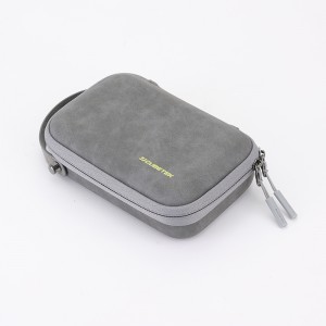 Large On-the-go Data Cable Punching 3C Digital Storage Bag