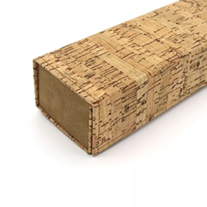 W07 Customized environmentally friendly wood grain rectangular folding glasses case