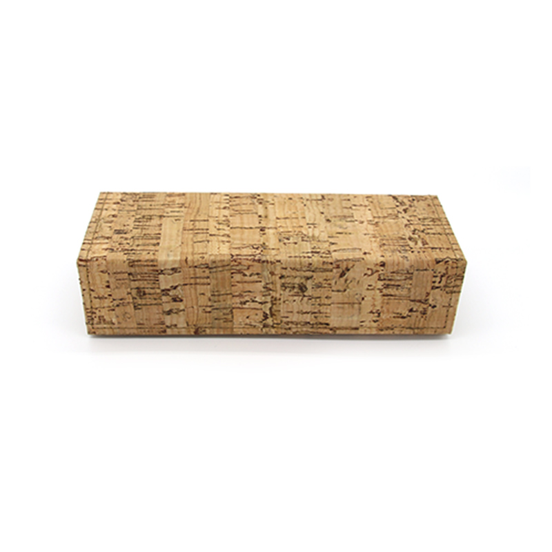 W07 Customized environmentally friendly wood grain rectangular folding glasses case Featured Image
