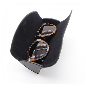 W115 Handmade Triangle sunglasses case with logo Optical Case Supplier