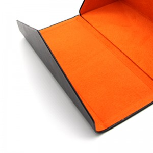 W53 Folding Triangle Magnetic Hard Case Box for Sunglasses for branding design