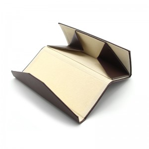 W53I Leather Box for Sunglasses PU Packaging Portable Slim Lens Sun Glasses Case