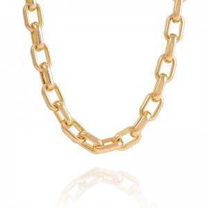 Pricelist For Gold Filled Necklace Pendant - Made in China 18K Gold Men’s Square Link Bracelet – XH&SILVER