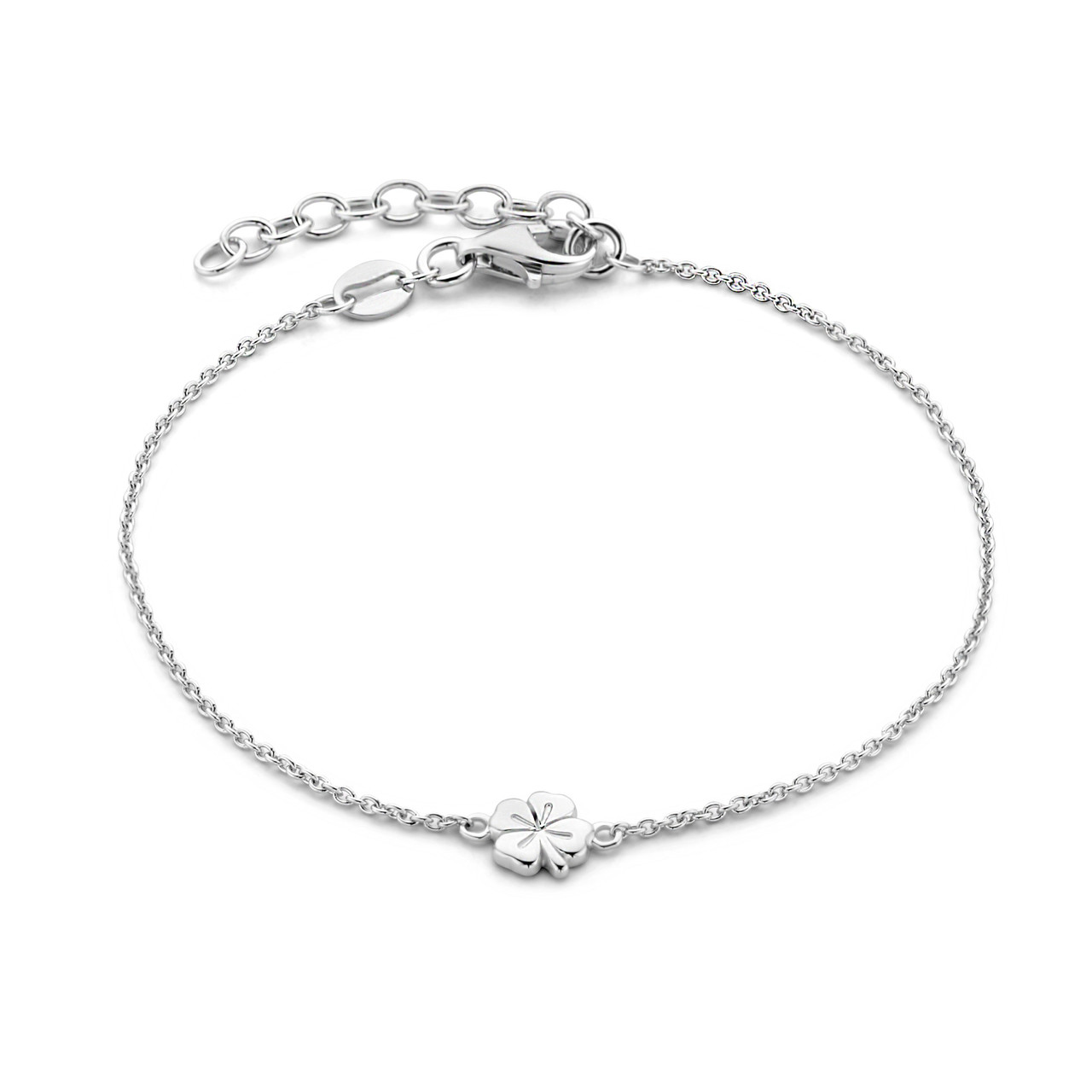 2022 Good Quality Fresh Water Pearl Bracelet - Julie Olivia 925 sterling silver bracelet with four-leaf clover – XH&SILVER