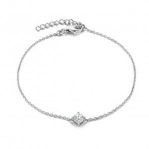 Good Quality Adjustable Pearl Bracelets - Mila Elodie 925 sterling silver bracelet with zirconia – XH&SILVER