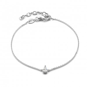 Mila Elodie 925 sterling silver bracelet with zirconia