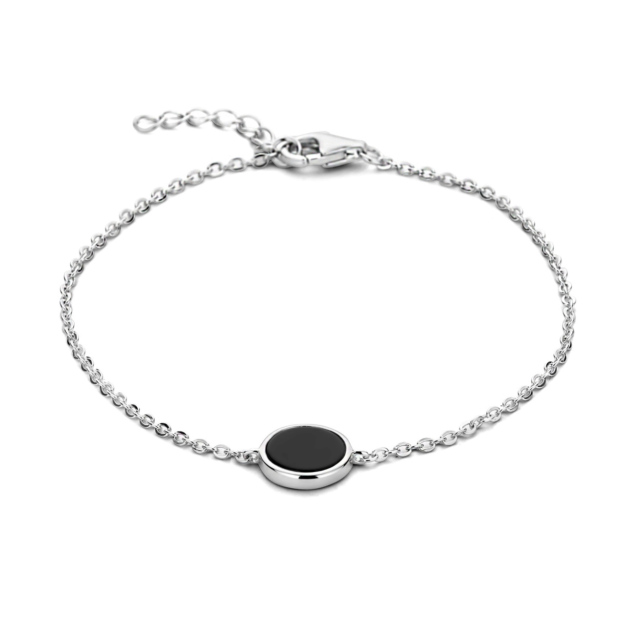 Factory Supply Evil Eye String Bracelets - Mila Sophie 925 sterling silver bracelet with black onyx – XH&SILVER