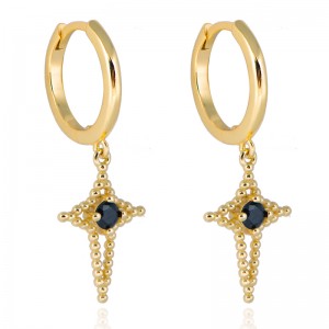 Best Price for Sterling Silver Heart Shape Earrings - Simple and stylish snake shaped zircon earrings – XH&SILVER