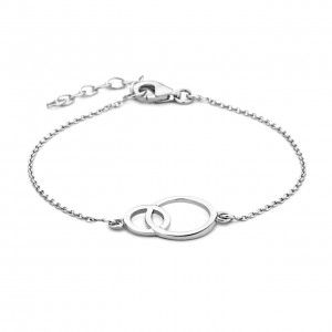 Zoé 925 sterling silver bracelet with circles