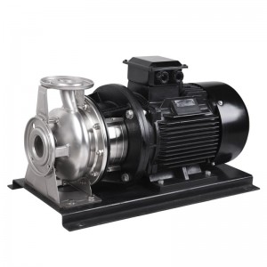 Single Stage Horizontal Stainless Steel Centrifugal Pump Electric Powered Low Pressure Water Supply Filtration Water Works OEM