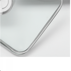 Rectangular glass lid tempered glass lid