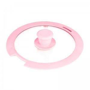 Silicone glass lid pan cover