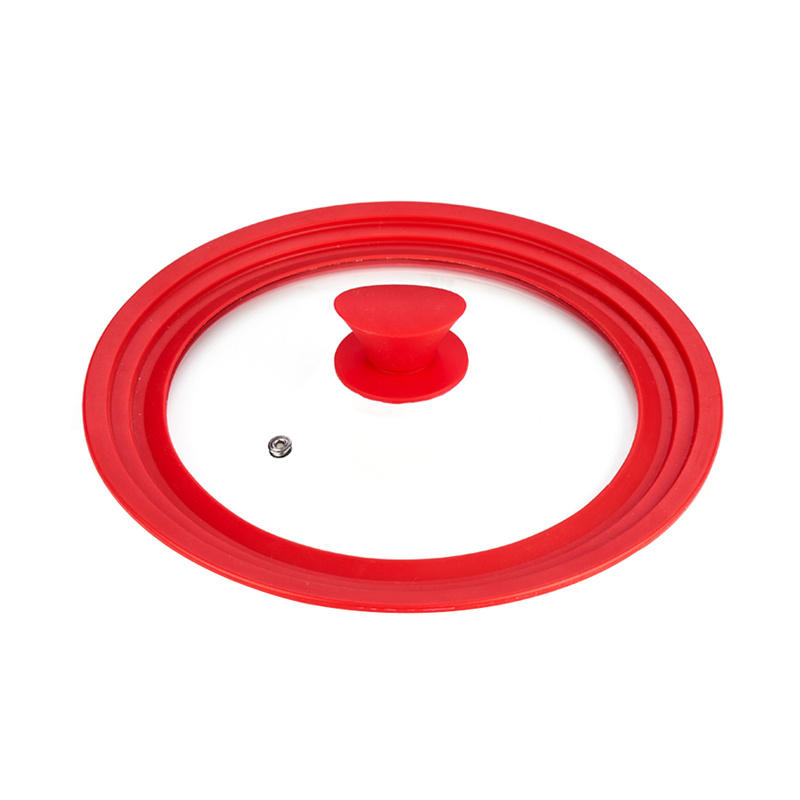Universal Tempered Silicone Glass Pot Lid - China Glass Lid and Silicone  Glass Lid price
