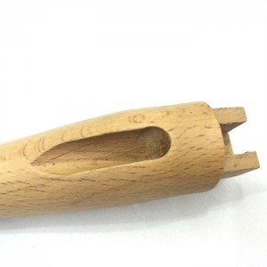 Plážový drevený hrniec s dlhou rukoväťou
