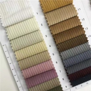 100% Polyester 11W Corduroy extende Fabric