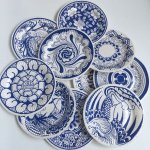 China Customized Eco-friendly Paper Plate Set Suppliers, Factory