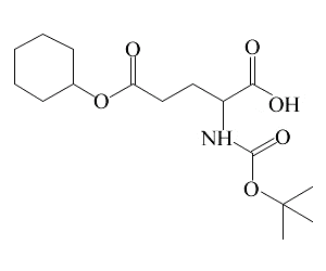 Boc-L-glutamic acid 5-cyclohexyl ester（CAS# 73821-97-3)