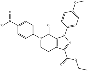 Ethyl 1-(4-methoxyphenyl)-6-(4-nitrophenyl)-7-oxo-4 5 6 7-tetrahydro-1H-pyrazolo[3 4-c]pyridine-3-carboxylate（CAS# 536759-91-8)