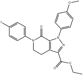 Ethyl 6-(4-iodophenyl)-1-(4-methoxyphenyl)-7-oxo-4 5 6 7-tetrahydro-1H-pyrazolo[3 4-c]pyridine-3-carboxylate（CAS# 473927-64-9)