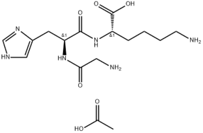 Gly-His-Lys acetate salt（CAS# 72957-37-0)