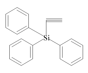 (triphenylsilyl)acetylene（CAS# 6229-00-1)
