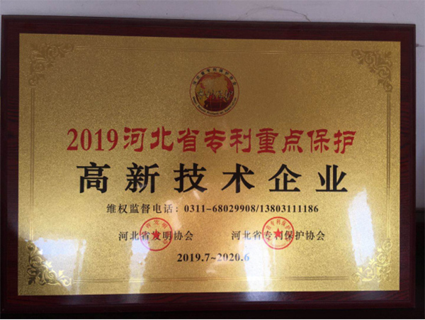 Hebei Xindadi Won the first prize of Provincial Science and Technology Progress