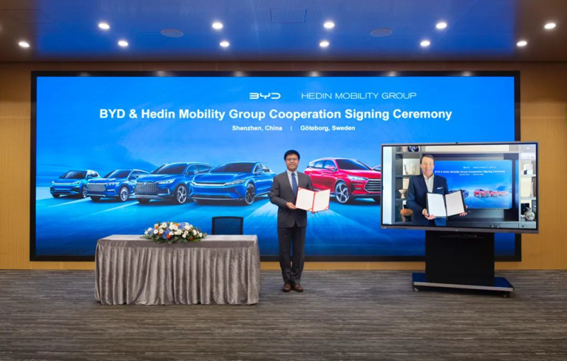 BYD announces its entry into the German and Swedish markets