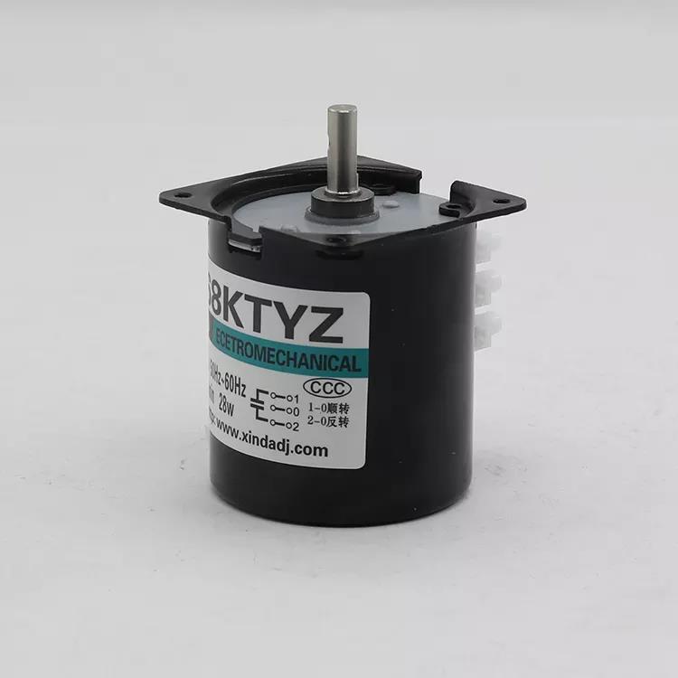 High Quality 68ktyz 220v Ac Synchronous Motor 28w Gear Slow Speed Motor Featured Image